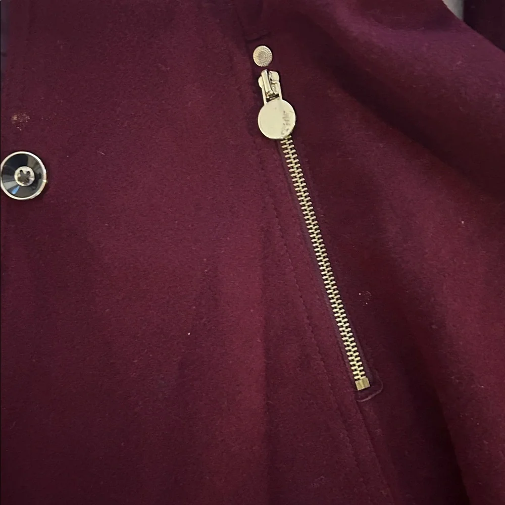 INC International Concepts
I.N.C. Skirted Peacoat Burgundy - Picture 6 of 9